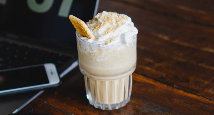 Vanilla Coconut Coffee Frappe