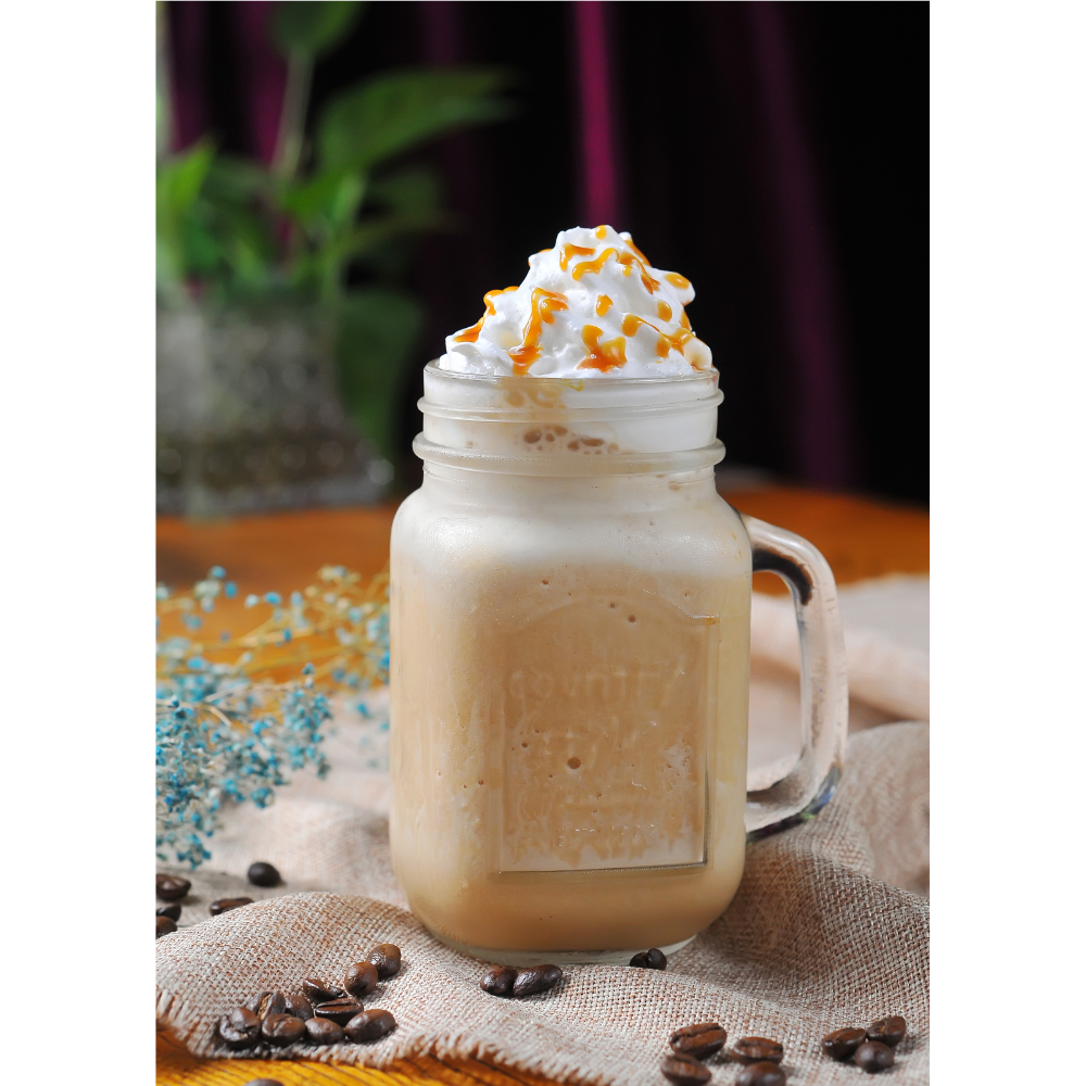 Caramel Coconut Coffee Frappe